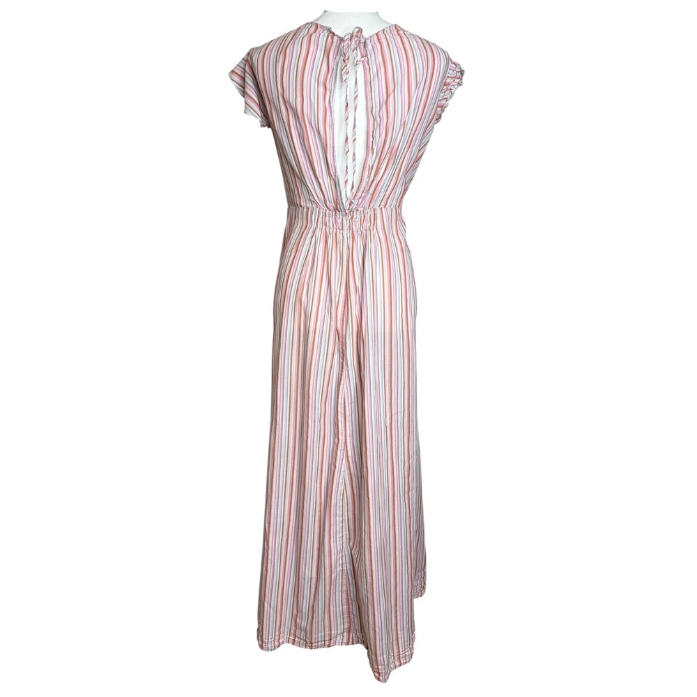 Everyday Ritual Heidi Nightgown XXL Pink Striped Cotton Cottagecore Sleep Dress - Picture 3 of 8